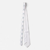 Lichtblauw centrum geïmpliceerd stropdas (Achterkant)