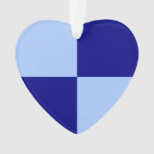 Lichtblauw en donkerblauwe rechthoeken ornament (achterkant)