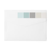 Lichtblauw en grijs Moderne kleurblokken (Achterkant)