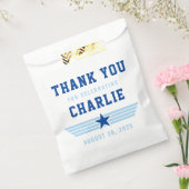 Lichtblauw en marine TopOne Verjaardag Bedankt Bedankzakje (Gezegeld)
