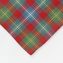 Lichtblauw en rood Foster Clan Ancient Tartan