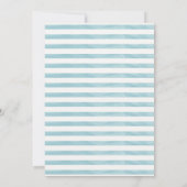 Lichtblauw en Rood Nautische Zeilboot 1e Verjaarda Kaart (Achterkant)