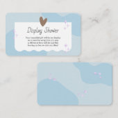 Lichtblauw en Star-Baby-display Informatiekaartje (Voorkant / Achterkant)
