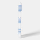 Lichtblauw en wit klassieke geplakte telefoonhoes Case-Mate iPhone case (Achterkant / Rechts)