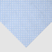 Lichtblauw en Wit Stippenpatroon Tissuepapier (Detail)