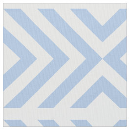 Lichtblauw en witte Chevrons, diamanten geometrisc Stof