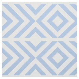 Lichtblauw en witte Chevrons, diamanten geometrisc Stof
