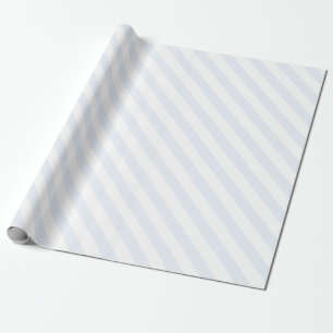 Lichtblauw en witte legante feestdag cadeaupapier