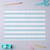 Lichtblauw en witte strepen tissuepapier (Craft)