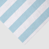 Lichtblauw en witte strepen tissuepapier (Detail)