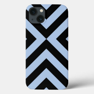 Lichtblauw en zwarte kazen Case-Mate iPhone case