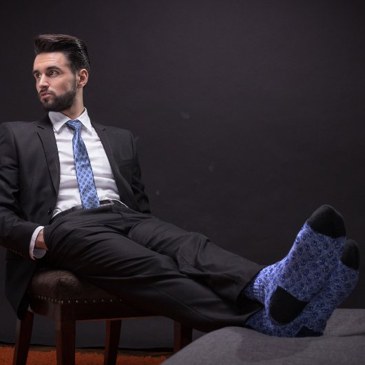 Lichtblauw Ethereum Crypto Coin Stropdas