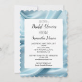  Lichtblauw Faux Satin Vrijgezellenfeest Kaart (Voorkant)