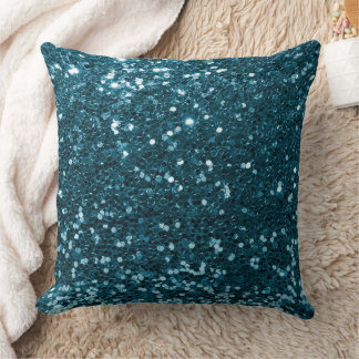 Lichtblauw Faux Sequin Glitter Sierkussen