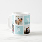 Lichtblauw fotofotograaf 5 koffiemok (Voorkant links)