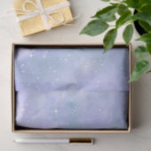 Lichtblauw Galaxy Serie Ontwerp 1 Tissuepapier (Geschenk)