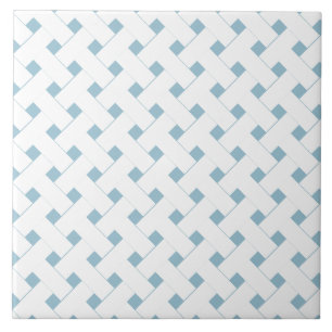Lichtblauw geometrisch traliewerk tegeltje