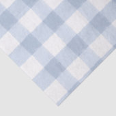 Lichtblauw Gingham Tissuepapier (Detail)