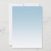 Lichtblauw Glam Glitter Sweet 16 Kaart (Achterkant)