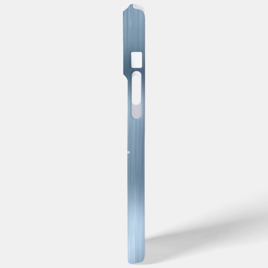 Lichtblauw Glittery Glam Navy Handtekening Case-Mate iPhone Case (Achterkant / Links)