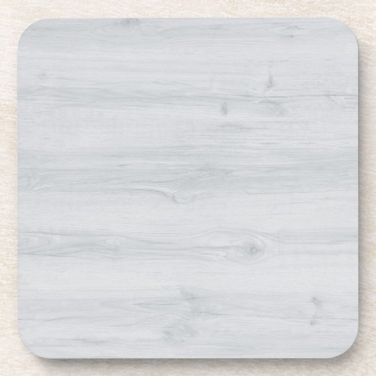 lichtblauw groen houten onderzetter (Voorkant)