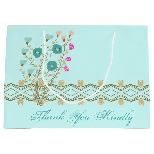  lichtblauw groot cadeauzakje (Voorkant)