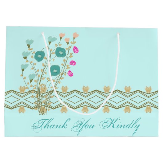 lichtblauw groot cadeauzakje (Achterkant)