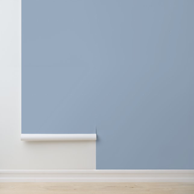 Lichtblauw Huurder Vriendelijk Afneembaar Behang (Applicatie)