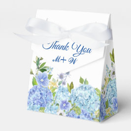 Lichtblauw Hydrangea Bloemen Gift Bruiloft Favor B Bedankdoosjes