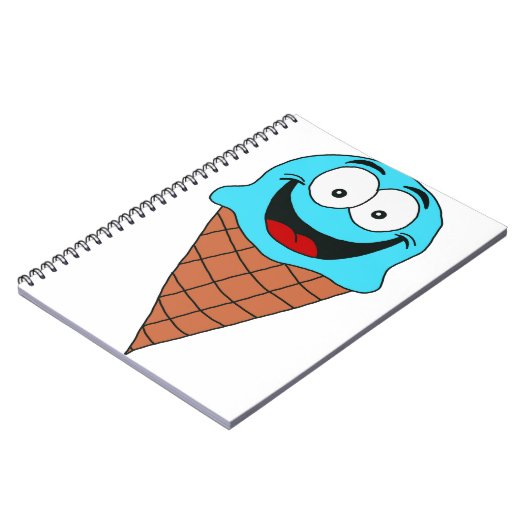 Lichtblauw ijs notitieboek (Linkerzijde)