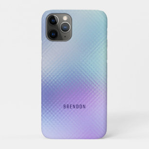 Lichtblauw Iridescent faux glazen textuur Case-Mate iPhone Case