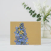 Lichtblauw Larkspur Briefkaart (Staand voorkant)