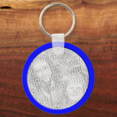 lichtblauw lijst sleutelhanger (Voorkant)
