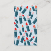 Lichtblauw lippenstift maakt tot keukenkunstenaars visitekaartje (Voorkant)