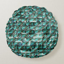 Lichtblauw, luchtbelletjes in het raster of steenw