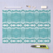 Lichtblauw Marmer Elegant Modern Patroon Tissuepapier (Craft)