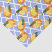 Lichtblauw met citroenen tissuepapier (Detail)