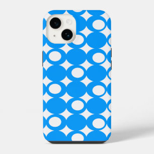 Lichtblauw Mod-balontwerp @ Emporio Moffa iPhone 14 Hoesje