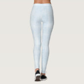 Lichtblauw namaaklinnen leggings (Achterkant)