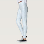 Lichtblauw namaaklinnen leggings (Links)
