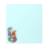 lichtblauw notitieblok (Voorkant)