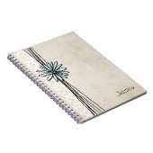lichtblauw notitieboek (Rechterzijde)