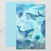  lichtblauw oceaanleven ontleent scrapbook 