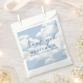 Lichtblauw "Op Wolken Zes" Meidenavondje Bedankzakje (Geknipt)