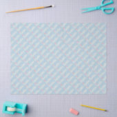 Lichtblauw “Pasen” Schrift  Tissuepapier (Craft)
