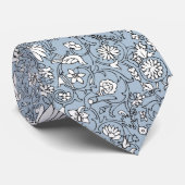 lichtblauw perzisch patroon stropdas (Opgerold)
