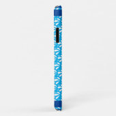 Lichtblauw Retro Patroon Otter Kano Aangepaste Naa Case-Mate iPhone Case (Achterkant/rechts)