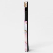 Lichtblauw Roze Agaat Marmer Modern Collectie Case-Mate iPhone Case (Achterkant/links)
