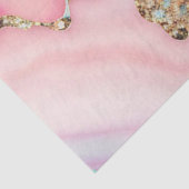 Lichtblauw Roze Agaat Marmer Populair Collectie Tissuepapier (Detail)