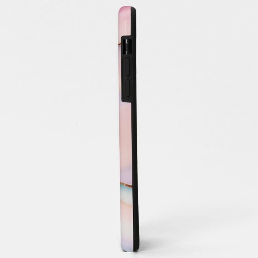 Lichtblauw Roze Marmeren Agaat Modern Collectie Case-Mate iPhone Case (Achterkant/links)